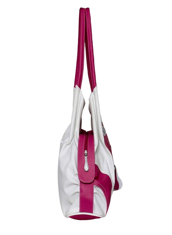RIGHT CHOICE Women's Handbag (White & Rani) - Image 5